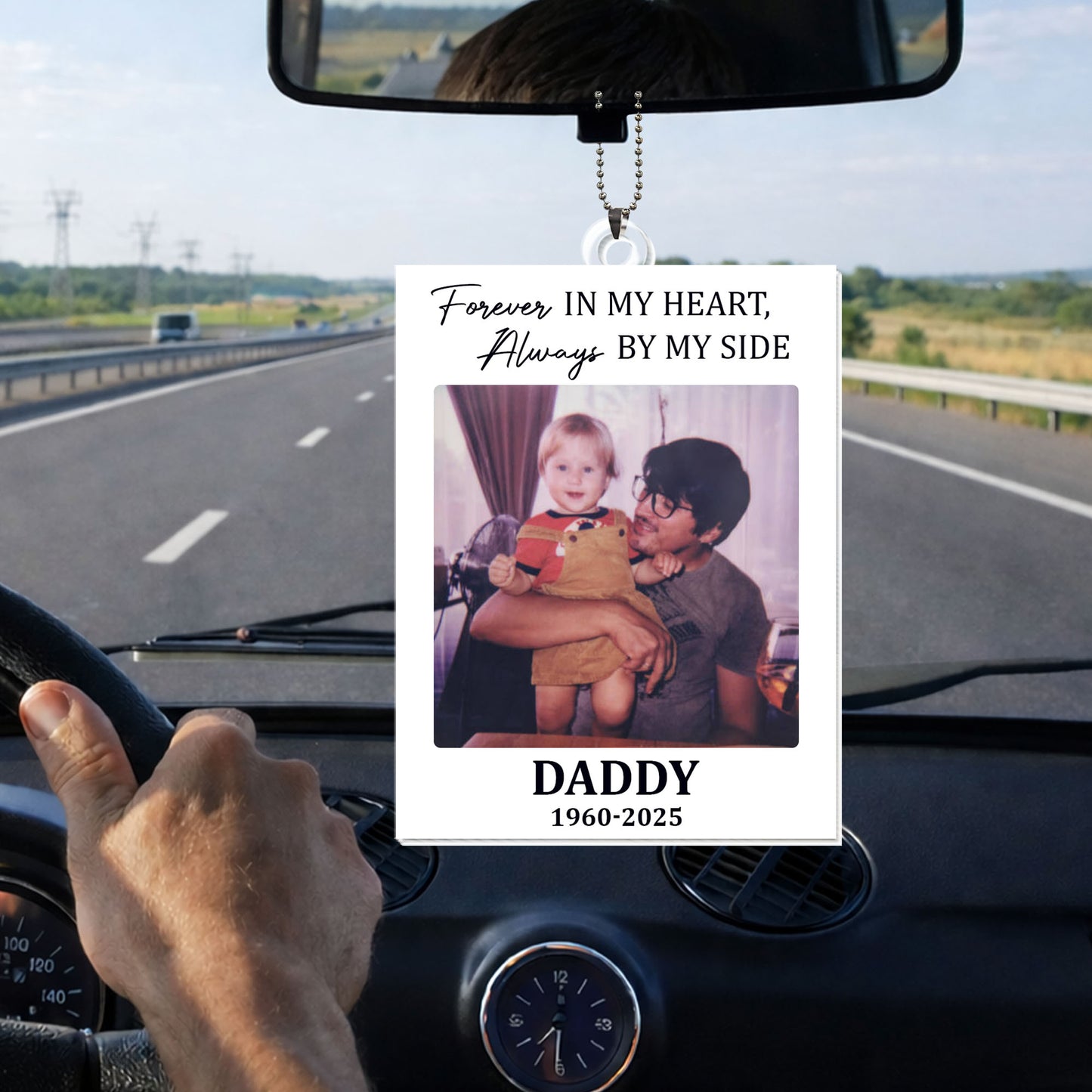 Forever In My Heart Always By My Side Photo Ornament