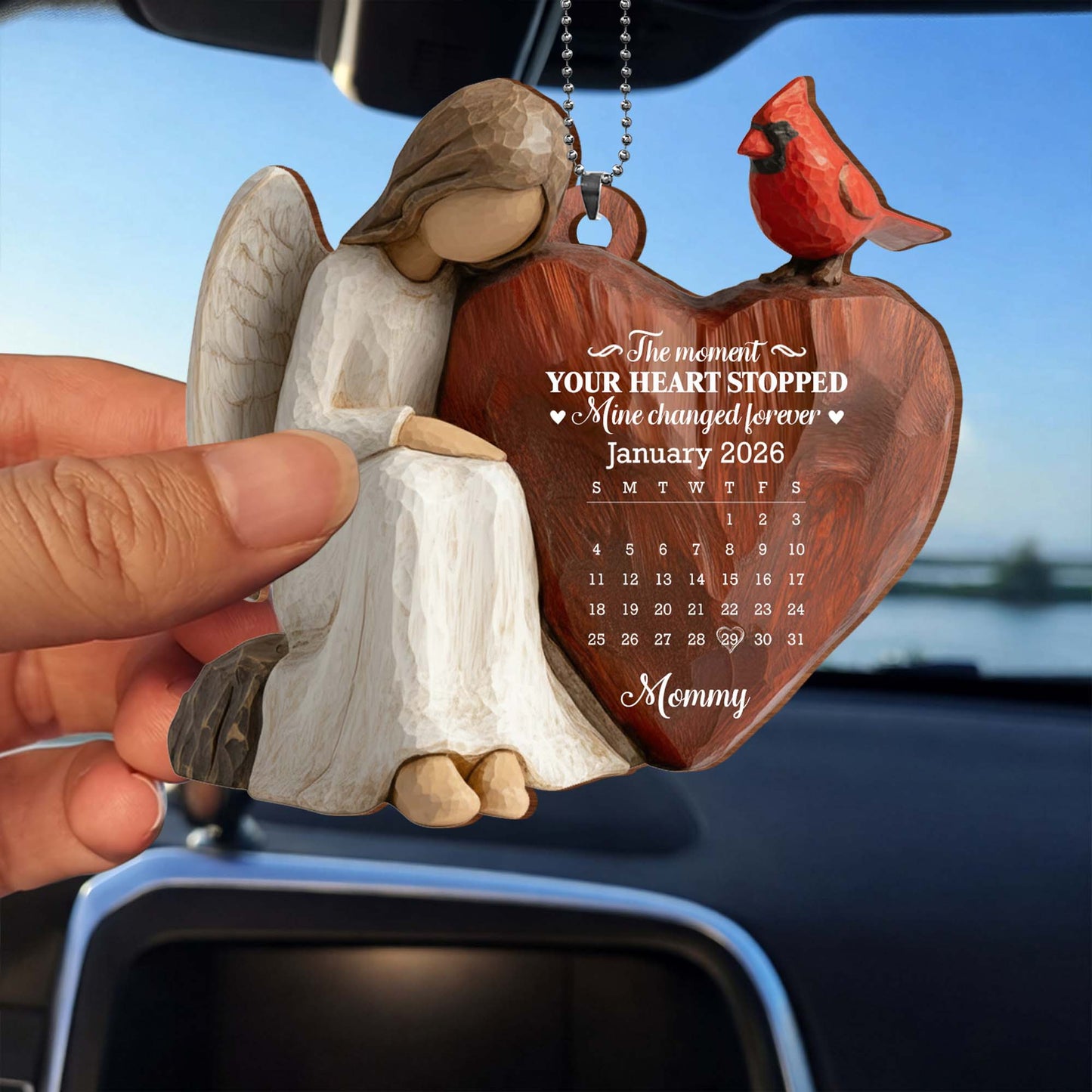The Moment Our Heart Stopped Heart Calendar Angel Cardinal