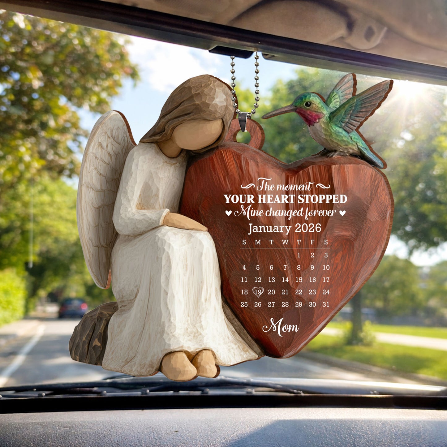 The Moment Our Heart Stopped Heart Calendar Angel Cardinal