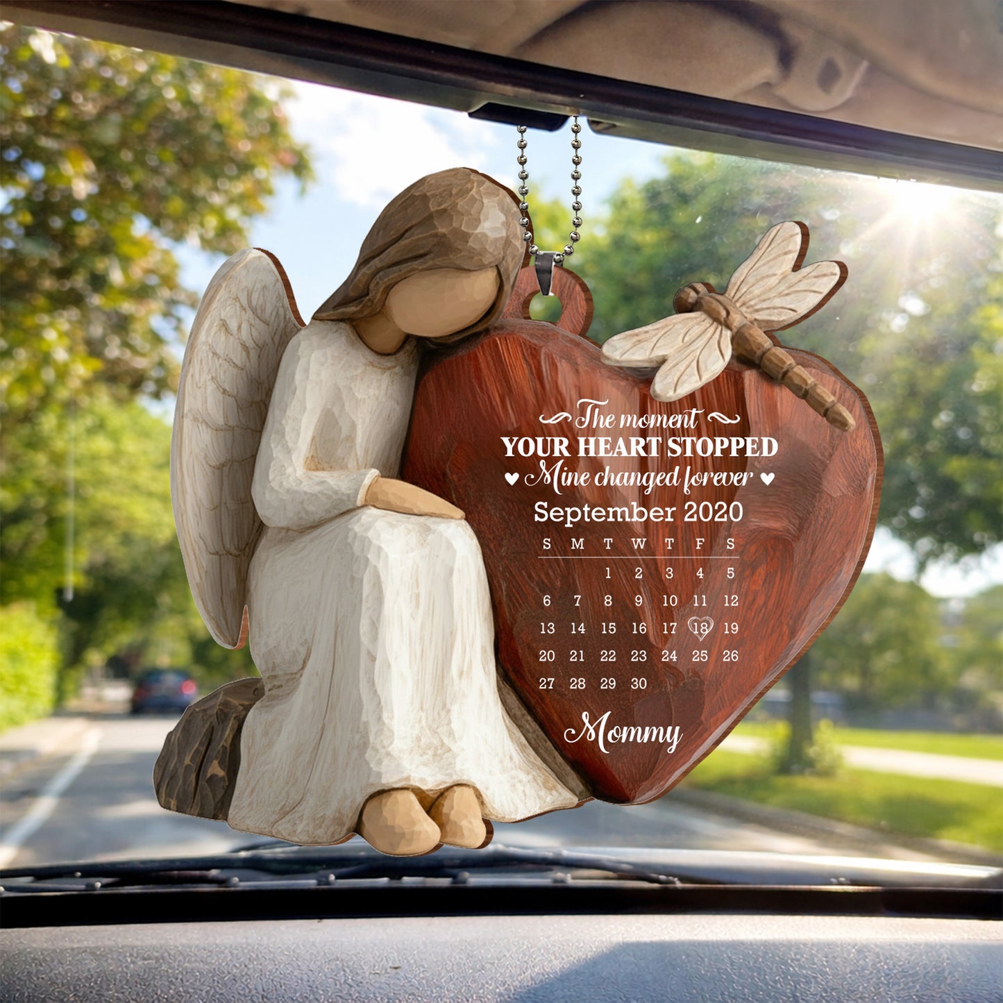 The Moment Our Heart Stopped Heart Calendar Angel Cardinal