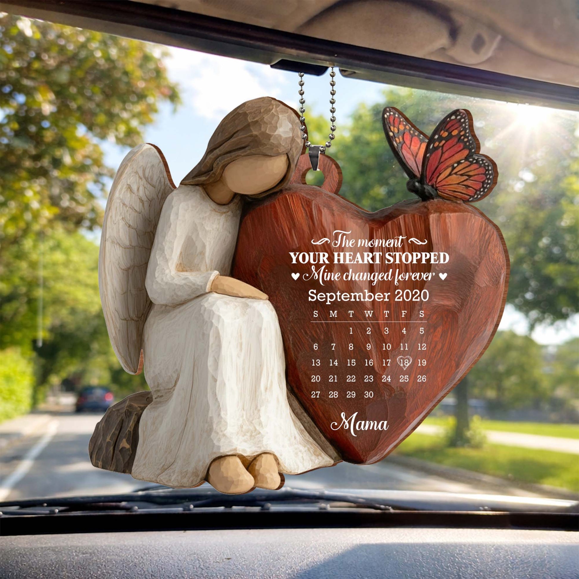 The Moment Our Heart Stopped Heart Calendar Angel Cardinal