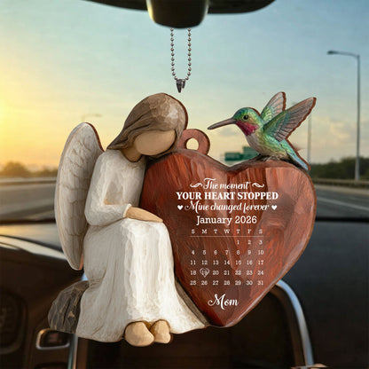 The Moment Our Heart Stopped Heart Calendar Angel Cardinal