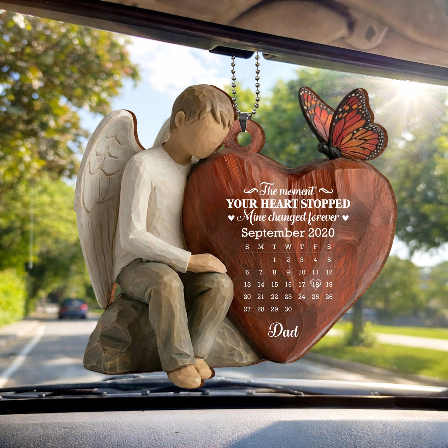 The Moment Your Heart Stopped, Angel And Cardinal Heart Calendar