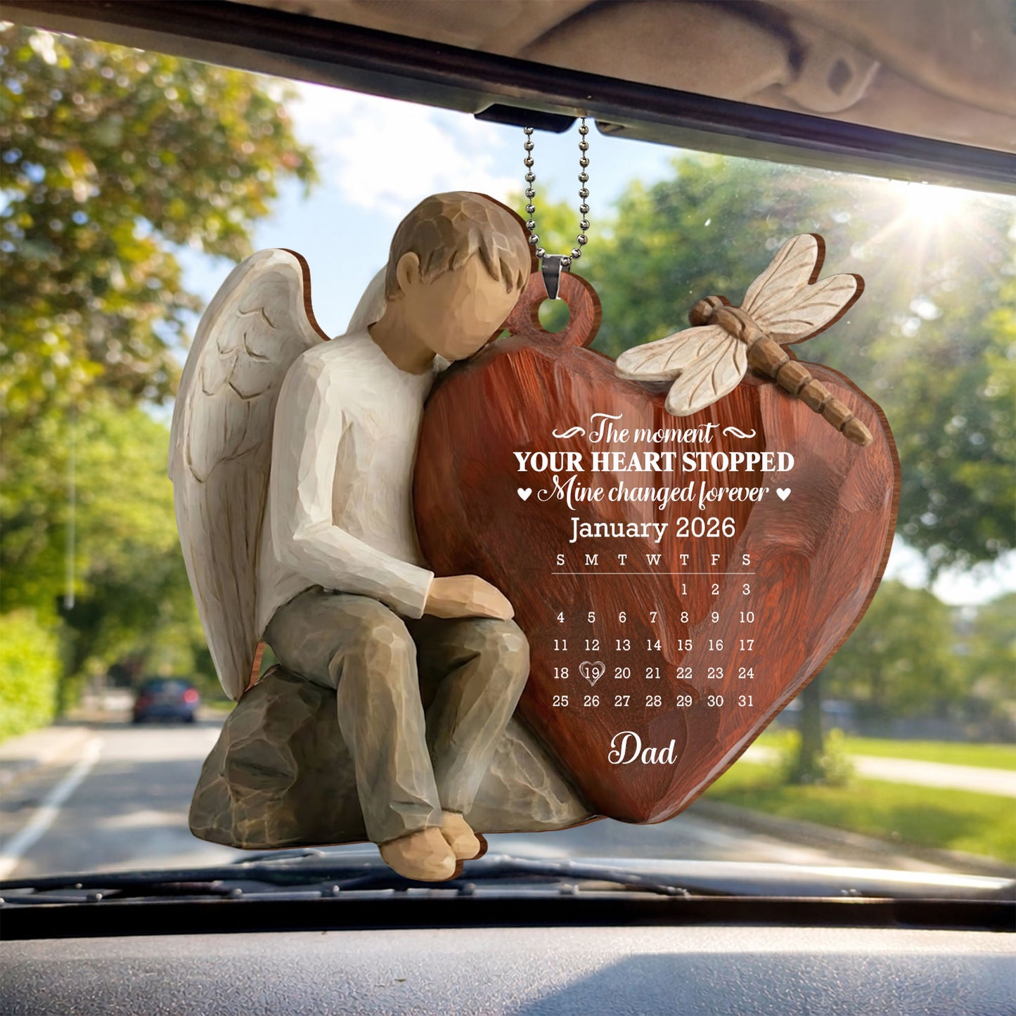 The Moment Your Heart Stopped, Angel And Cardinal Heart Calendar