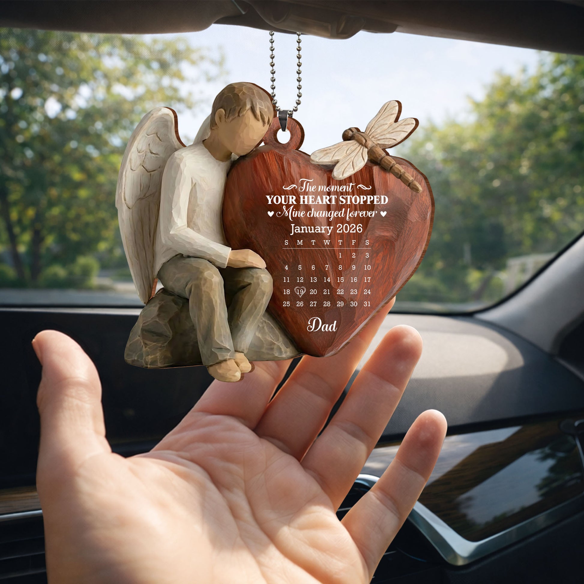The Moment Your Heart Stopped, Angel And Cardinal Heart Calendar