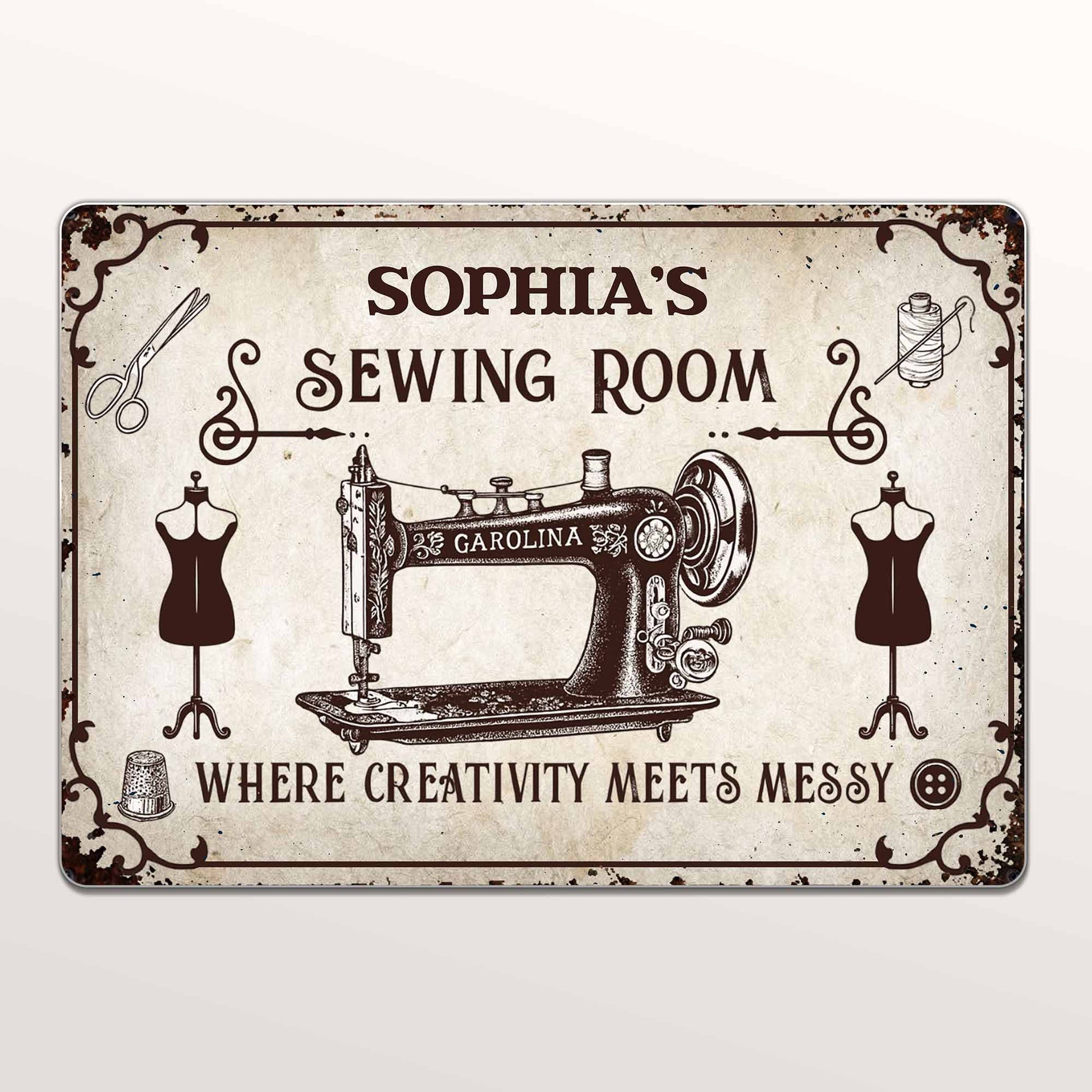 Where Creativity Meets Messy, Sewing Room Essentials