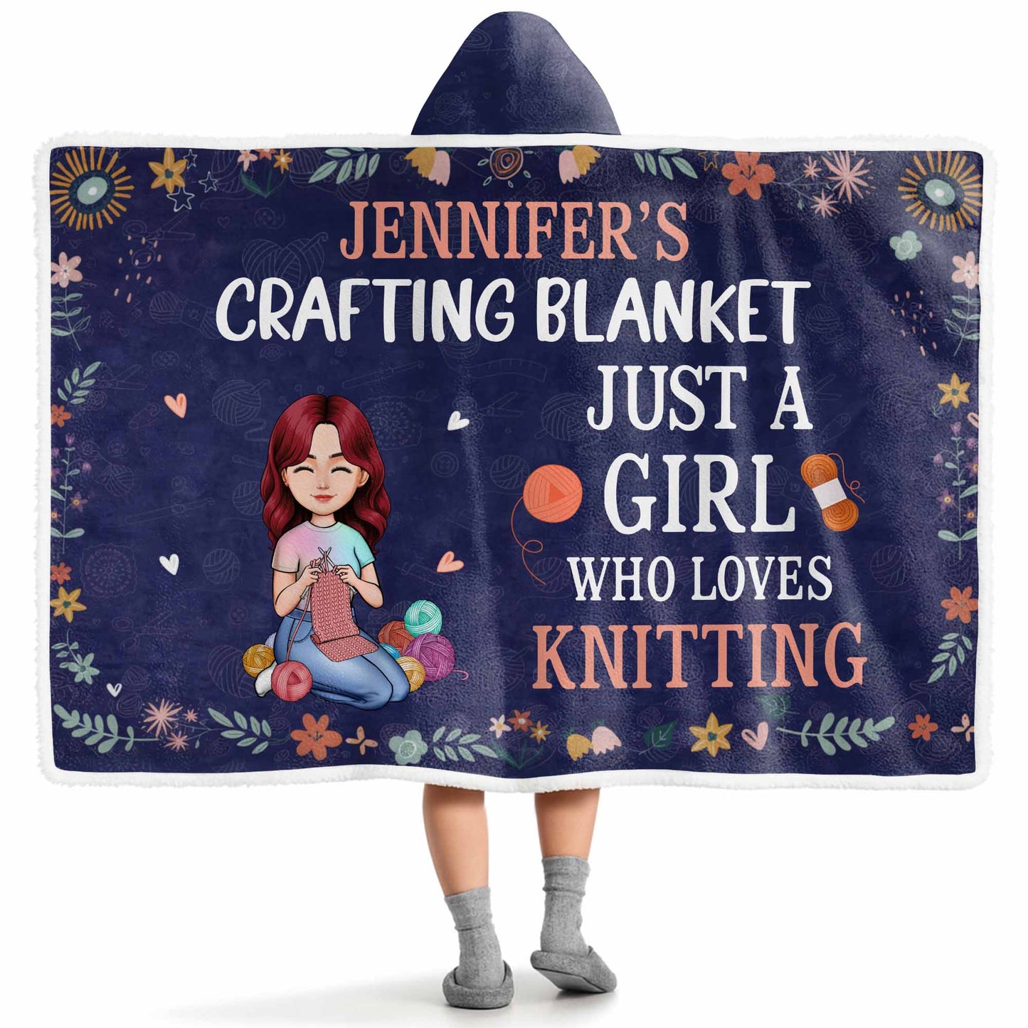 Just A Girl Who Loves Knitting