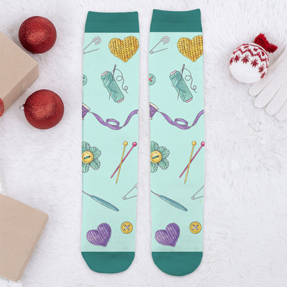 Shhh I'm Counting, Yarn Balls And Knitting Needles