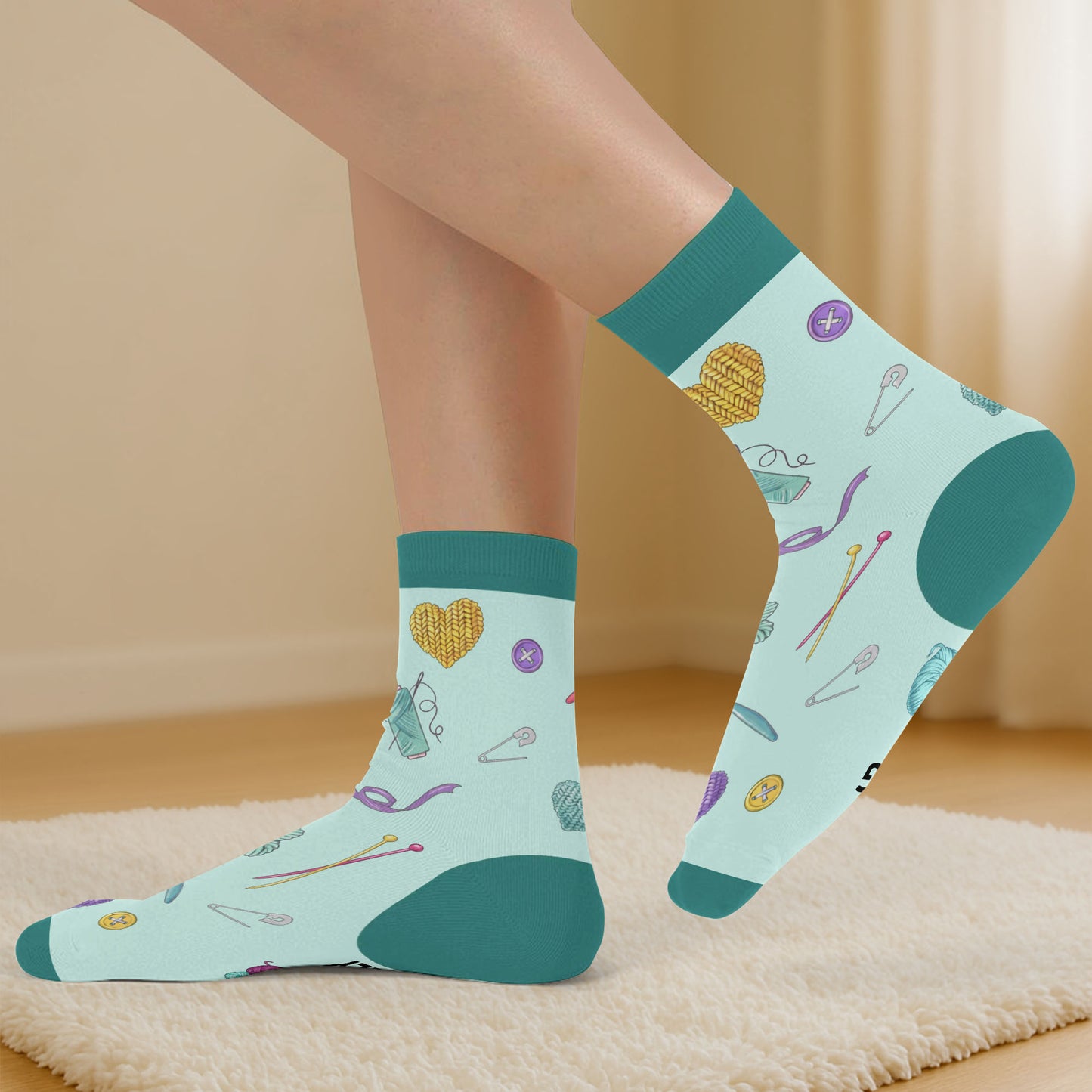 Shhh I'm Counting, Yarn Balls And Knitting Needles