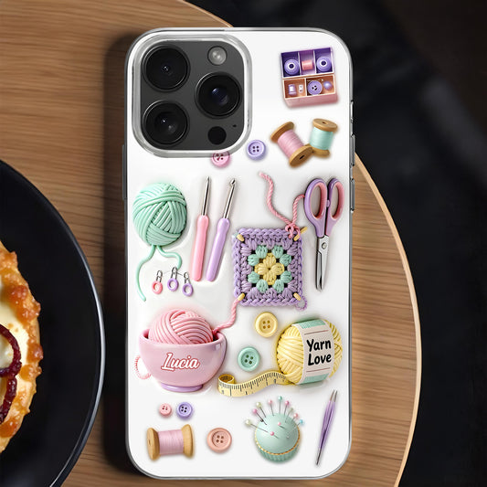 Perfect Gift For Craft Lovers With Yarn And Scissors