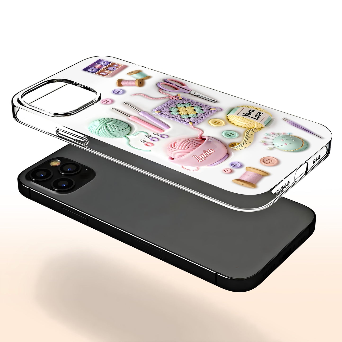 Perfect Gift For Craft Lovers With Yarn And Scissors