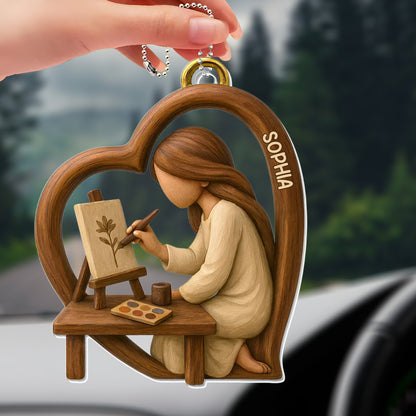 Talented Artist At Work, Customizable With Name