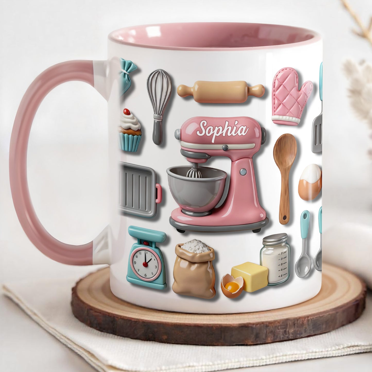 For The Love Of Baking, Mixer And Kitchen Tools Design