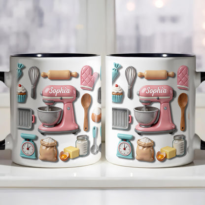 For The Love Of Baking, Mixer And Kitchen Tools Design