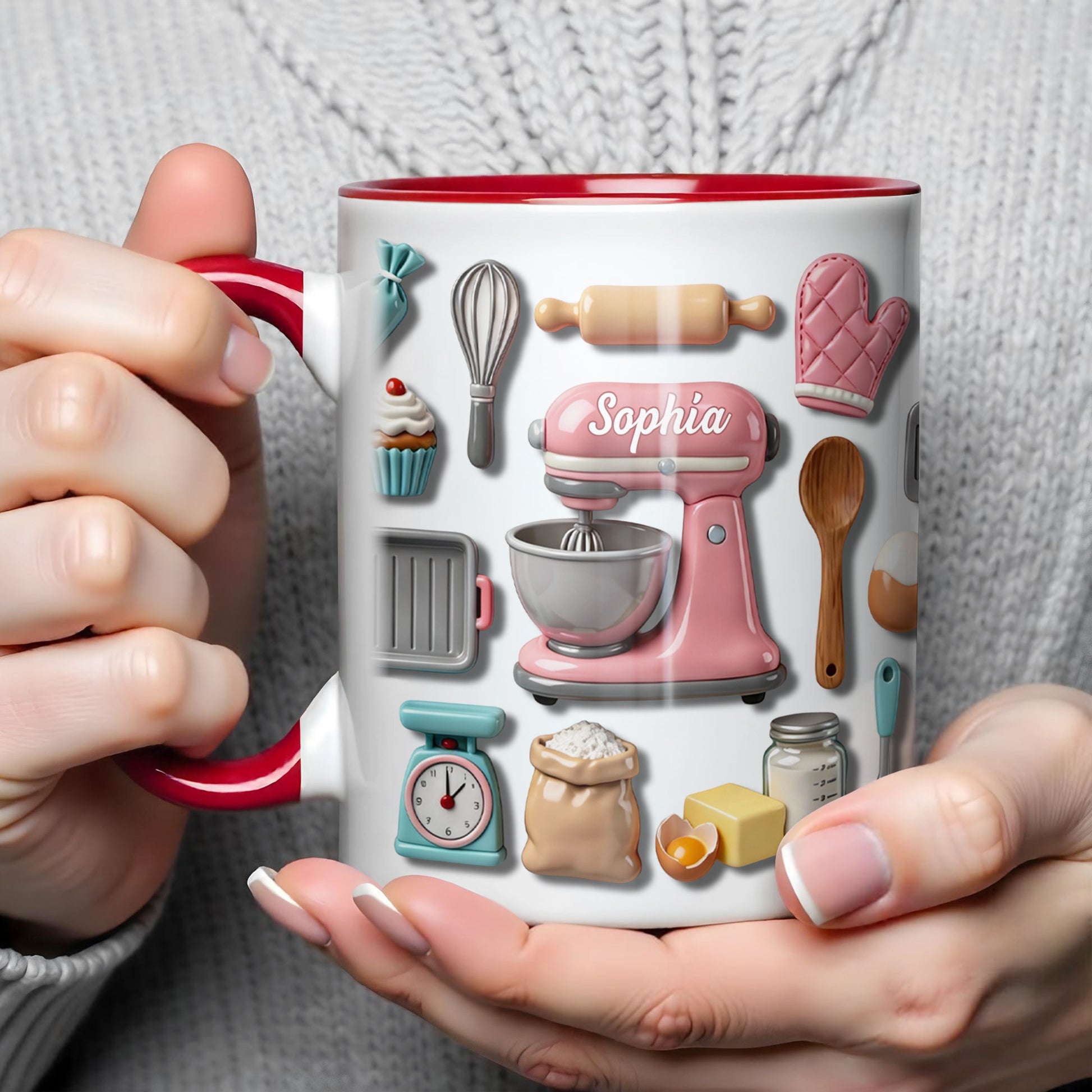 For The Love Of Baking, Mixer And Kitchen Tools Design