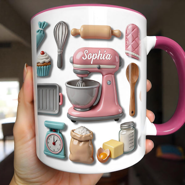 For The Love Of Baking, Mixer And Kitchen Tools Design