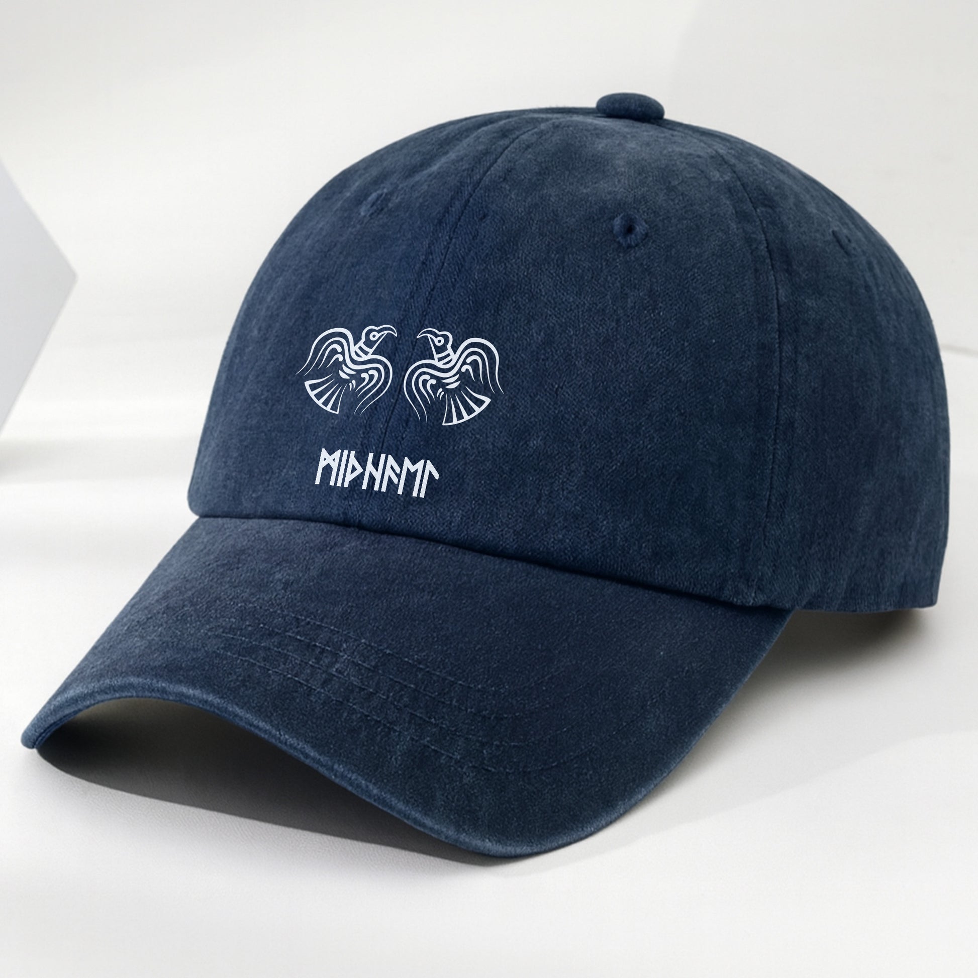 Custom Celtic Knot Design On Denim Cap