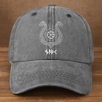 Custom Celtic Knot Design On Denim Cap
