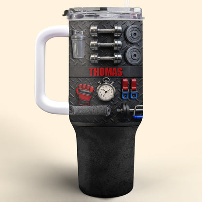 Customizable Gym-Inspired Tumbler For Fitness Lovers