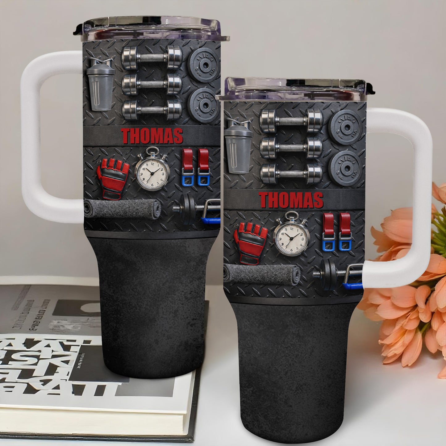 Customizable Gym-Inspired Tumbler For Fitness Lovers