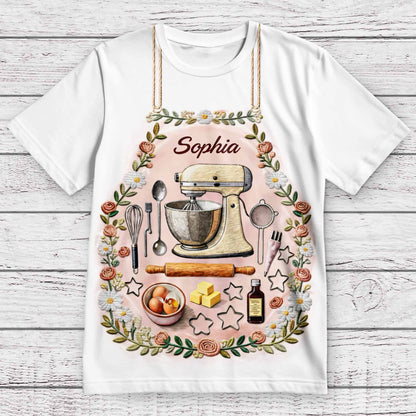 Let's Cook Up Some Love Kitchen Mixer Floral Design