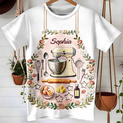 Let's Cook Up Some Love Kitchen Mixer Floral Design