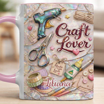 Craft Lover, Made With Love, Hot Glue Gun, Scissors