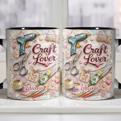 Craft Lover, Made With Love, Hot Glue Gun, Scissors