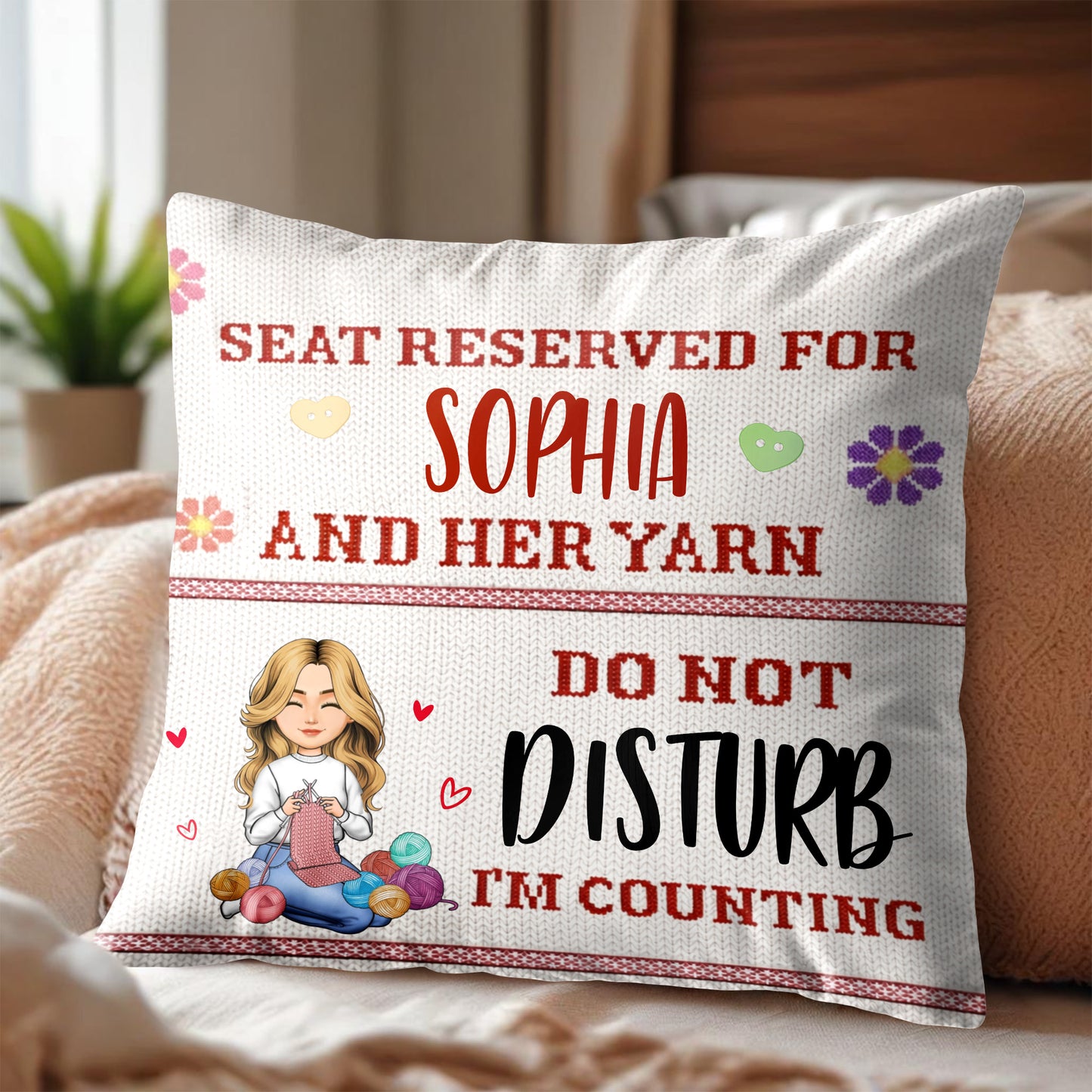 Seat Reserved For My Loved One And Her Yarn