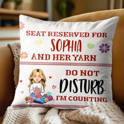 Seat Reserved For My Loved One And Her Yarn