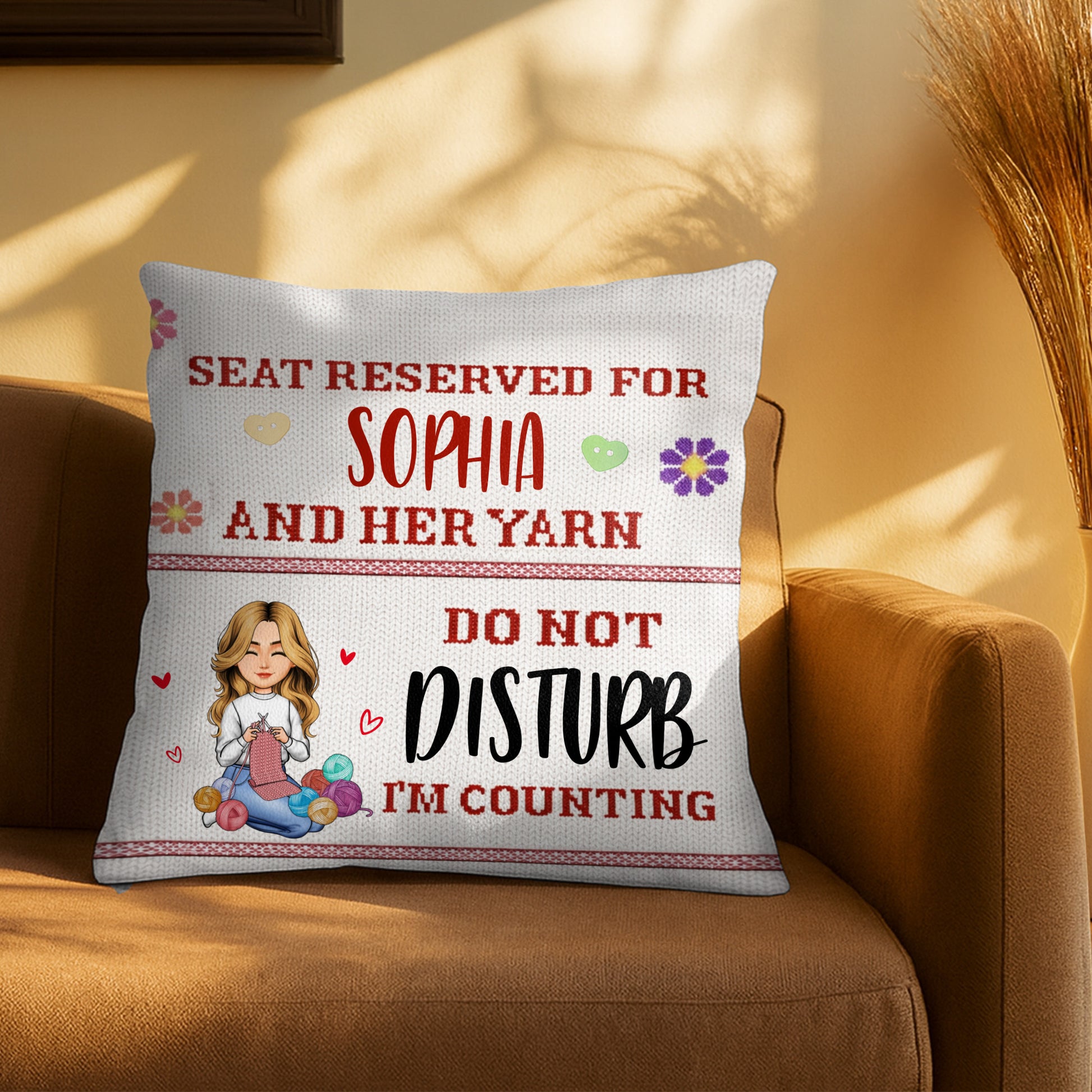 Seat Reserved For My Loved One And Her Yarn