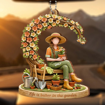 Life Is Better In The Garden, Flowers And Plants