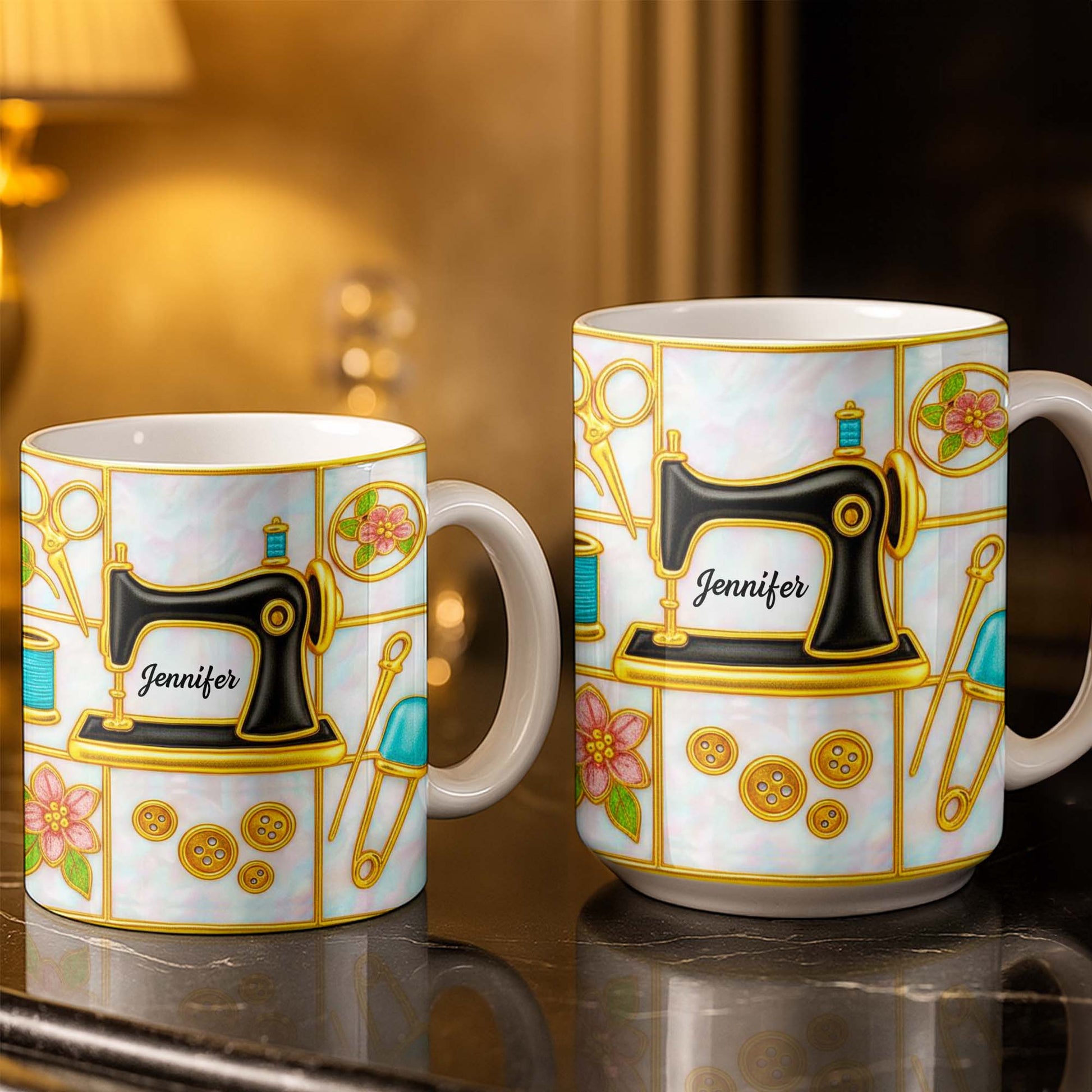 Customizable Name and Design Sewing Enthusiast Mug