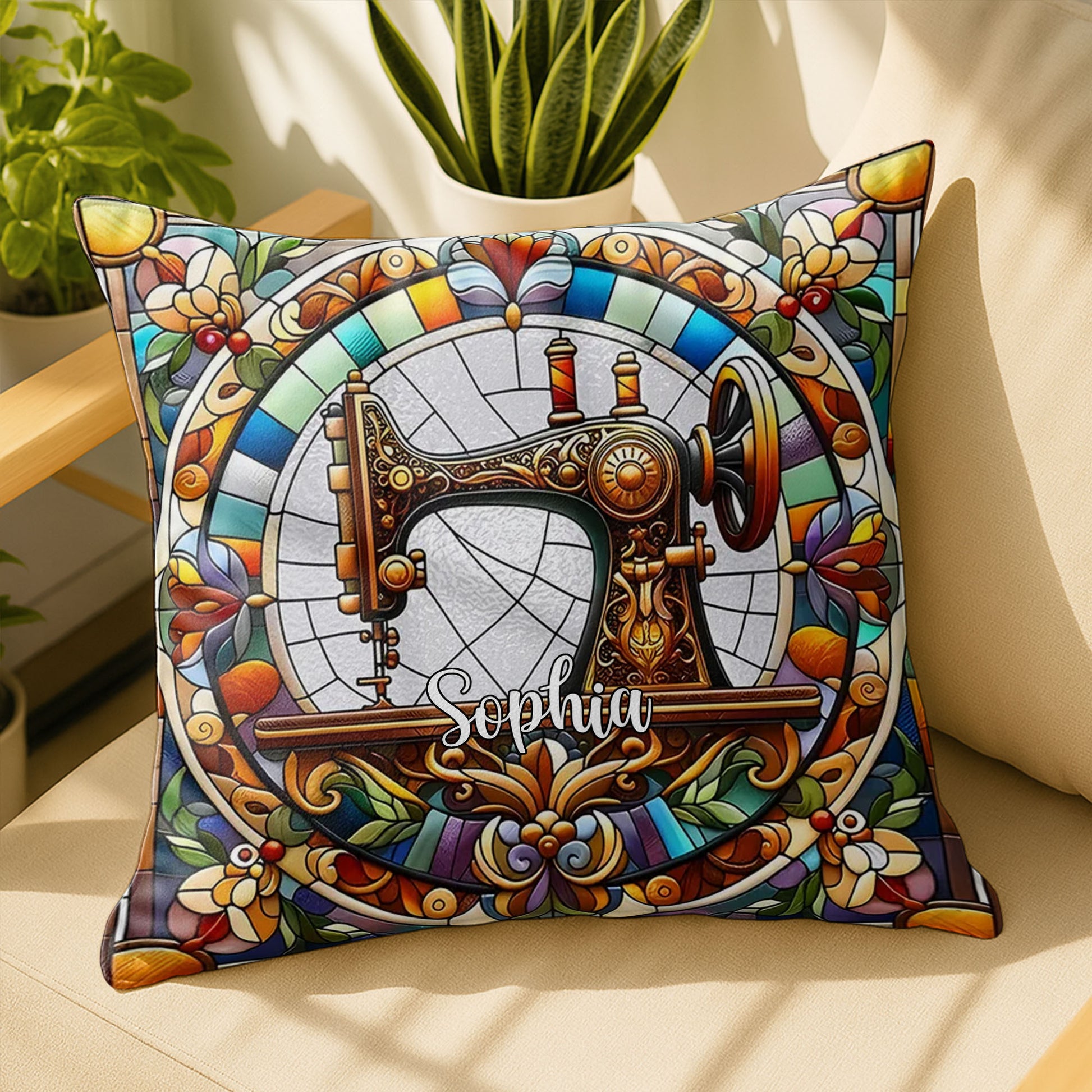 Celebrate Your Creativity With Vibrant Sewing Machine Design