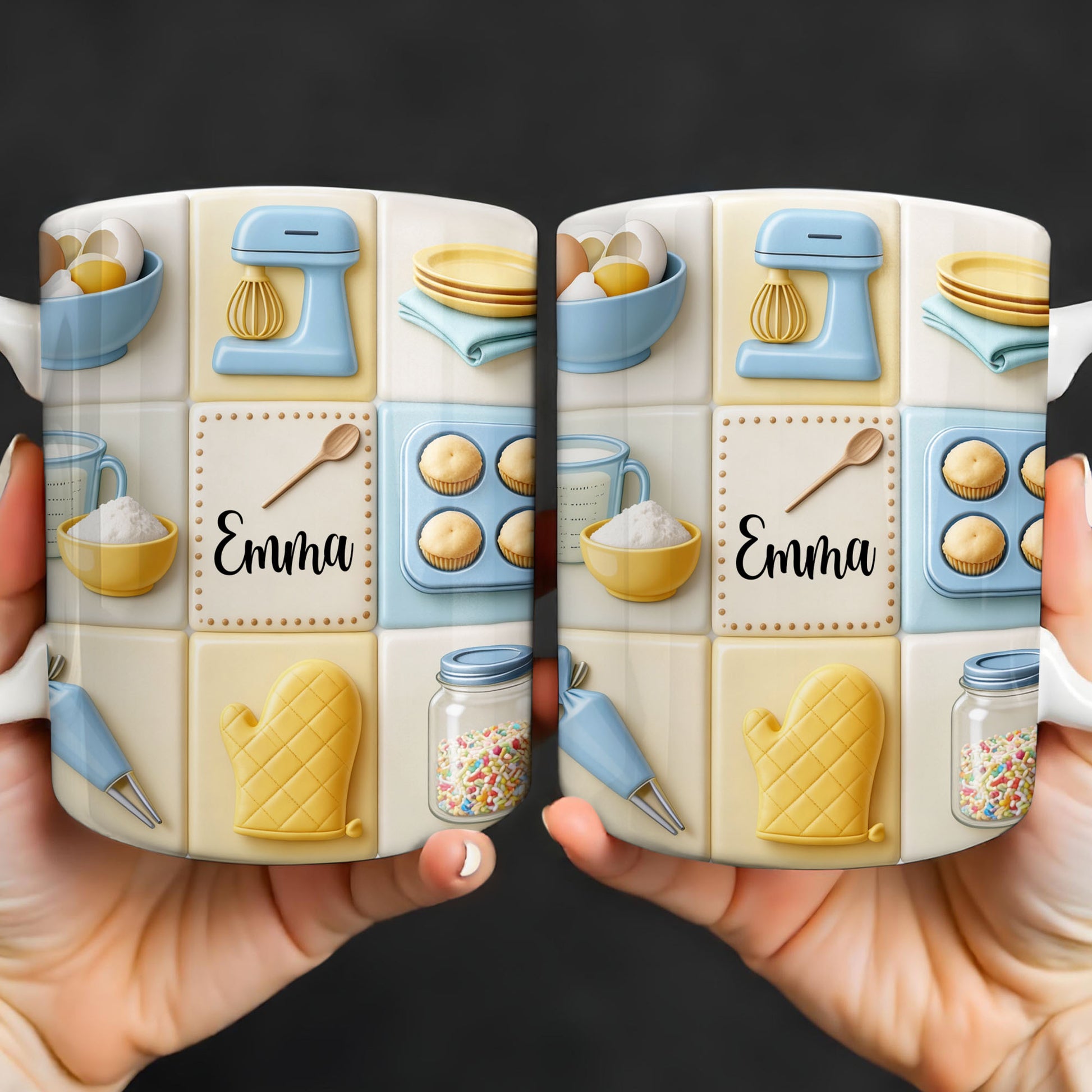 Customizable Kitchen-Themed Mug
