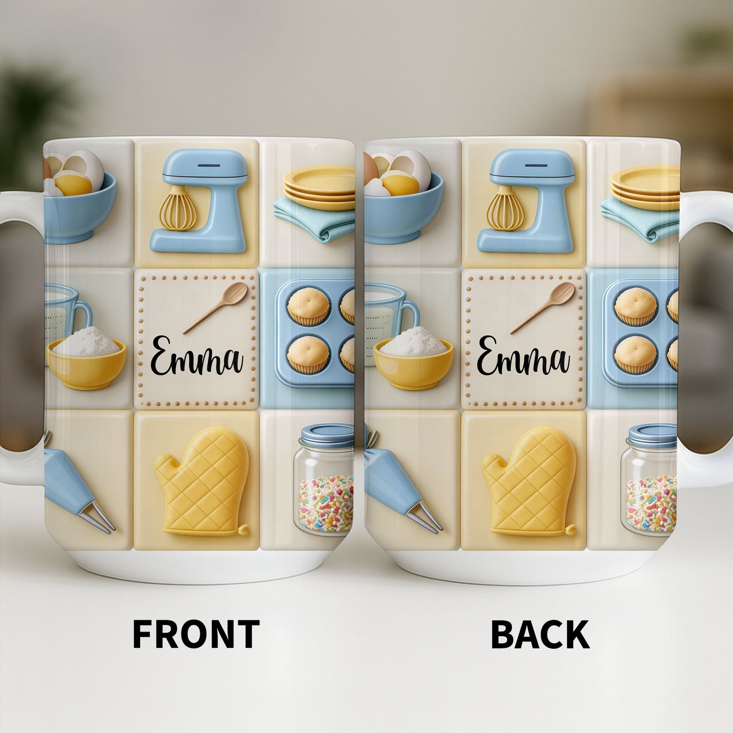 Customizable Kitchen-Themed Mug