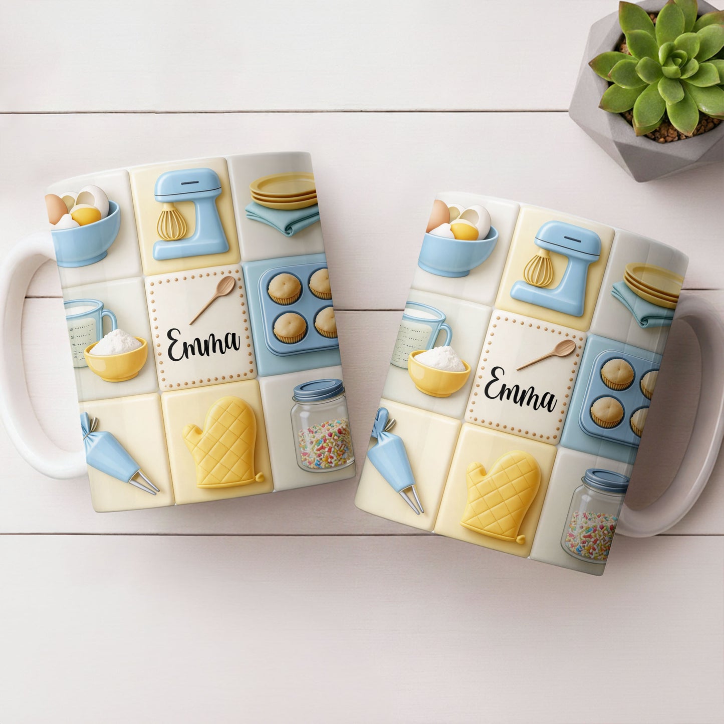 Customizable Kitchen-Themed Mug