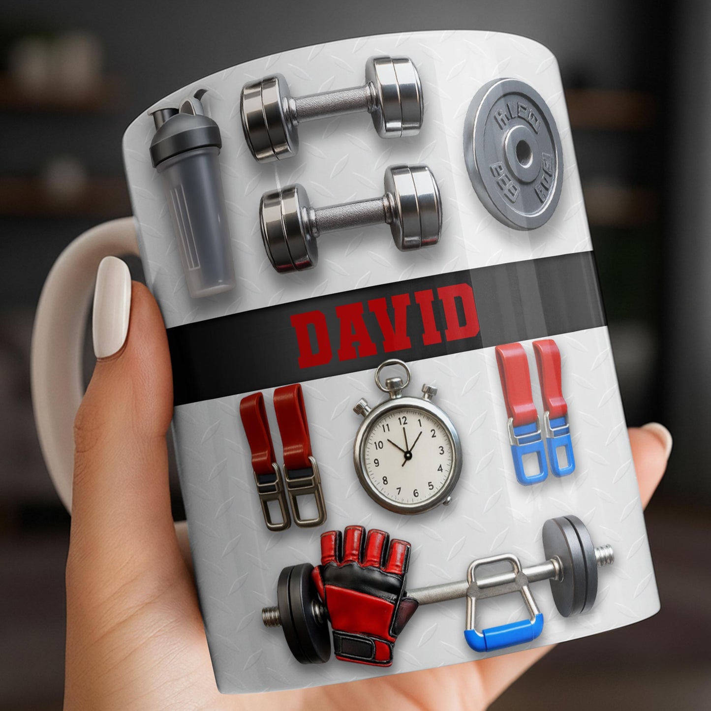 Customize With Your Special Name And Fitness Gear