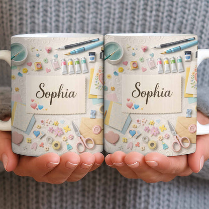 Bring Creativity Into Every Sip With Paint Tubes And Scissors Design