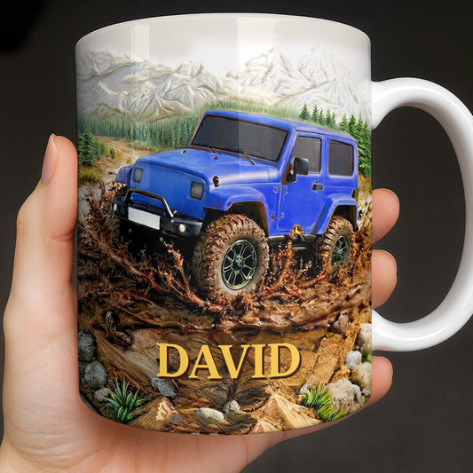 Rugged Off-Road Adventure Custom Mug - Personalized Custom Coffee Mug - HOB038_MG