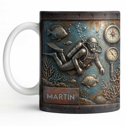 Explore The Ocean's Beauty With Steampunk Diver Art