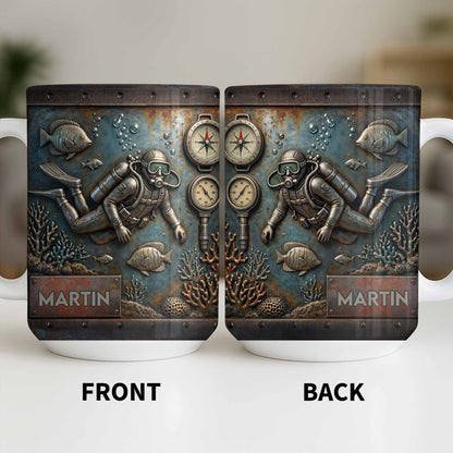 Explore The Ocean's Beauty With Steampunk Diver Art