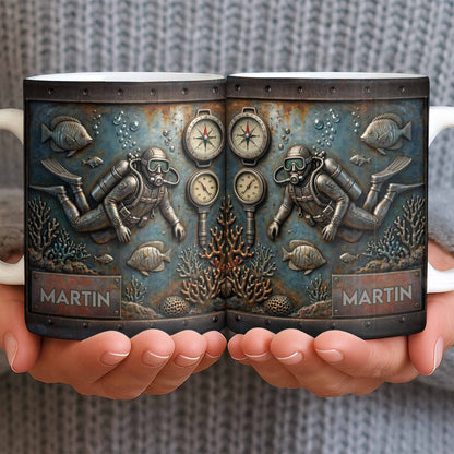 Explore The Ocean's Beauty With Steampunk Diver Art