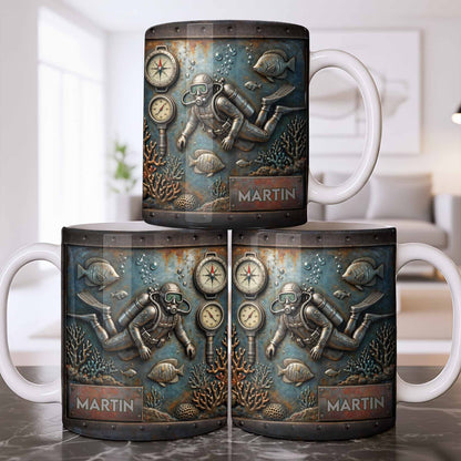 Explore The Ocean's Beauty With Steampunk Diver Art