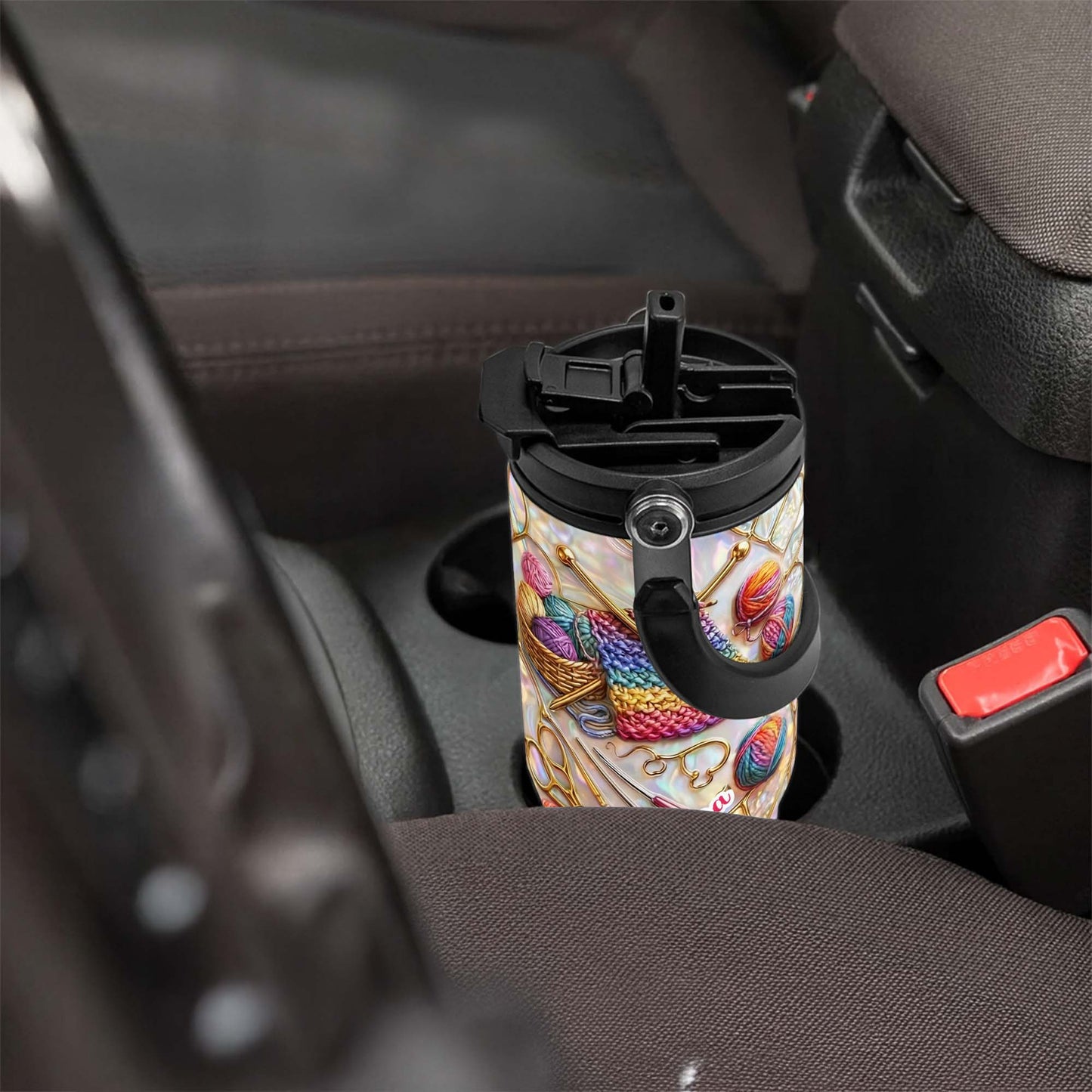 Crafty Creations For My Beloved, Colorful Yarn And Needles