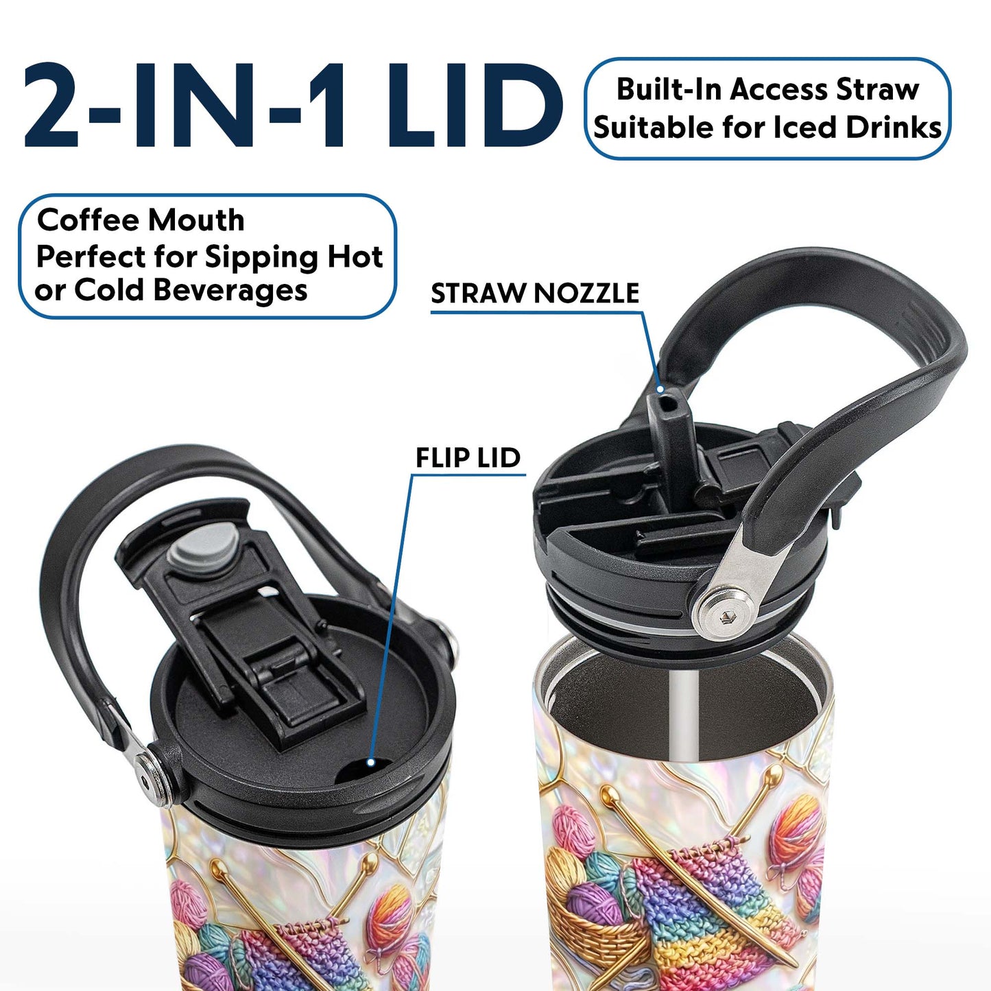 Crafty Creations For My Beloved, Colorful Yarn And Needles