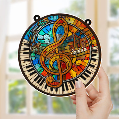 Celebrate Your Love for Music with Vibrant Piano and Treble Clef