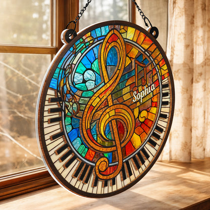 Celebrate Your Love for Music with Vibrant Piano and Treble Clef