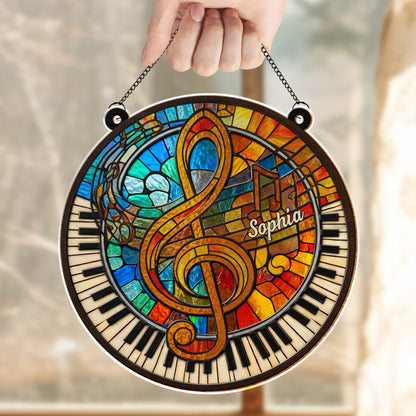 Celebrate Your Love for Music with Vibrant Piano and Treble Clef