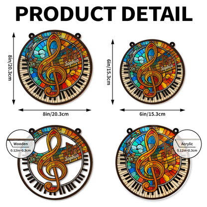 Celebrate Your Love for Music with Vibrant Piano and Treble Clef